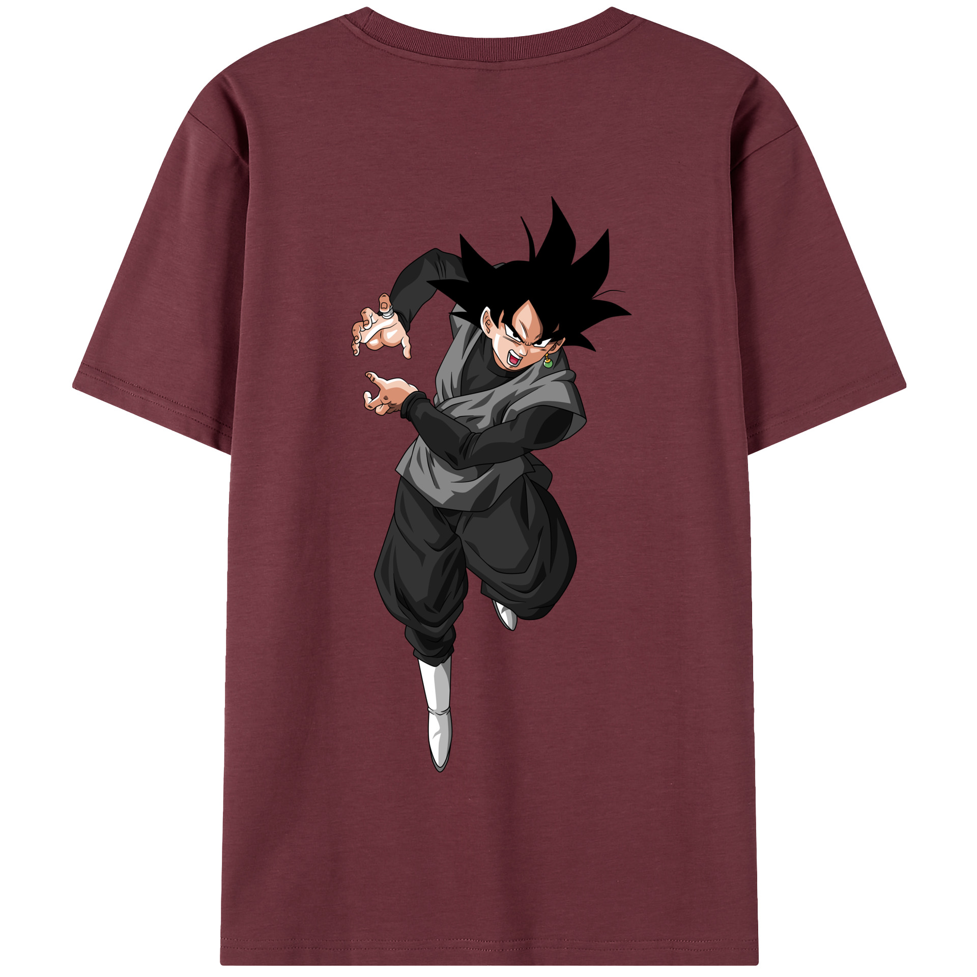 （画像用） ドラゴンボール ベジータ四世（Bejīta Yonsei）DRAGON BALL Vegeta IV 綿100％半袖Tシャツ（背面プリント）